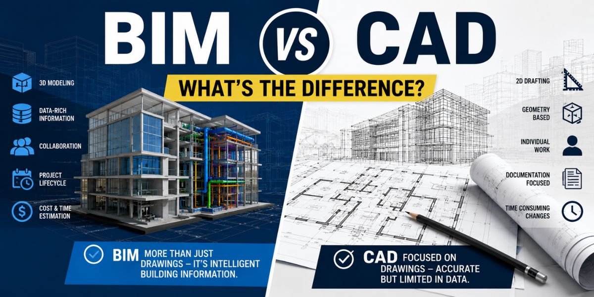 BIM vs CAD: What's the Difference?