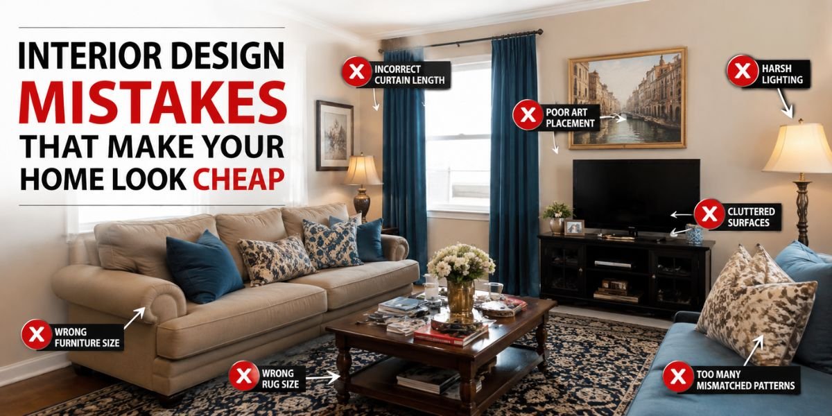interior design mistakes