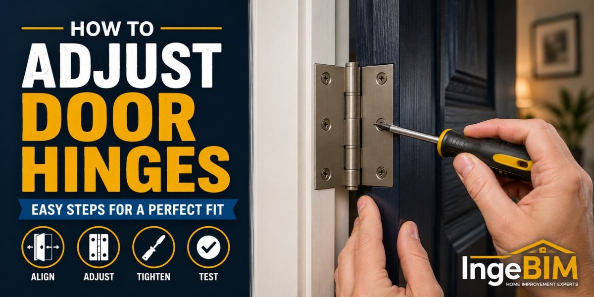 How to Adjust Door Hinges