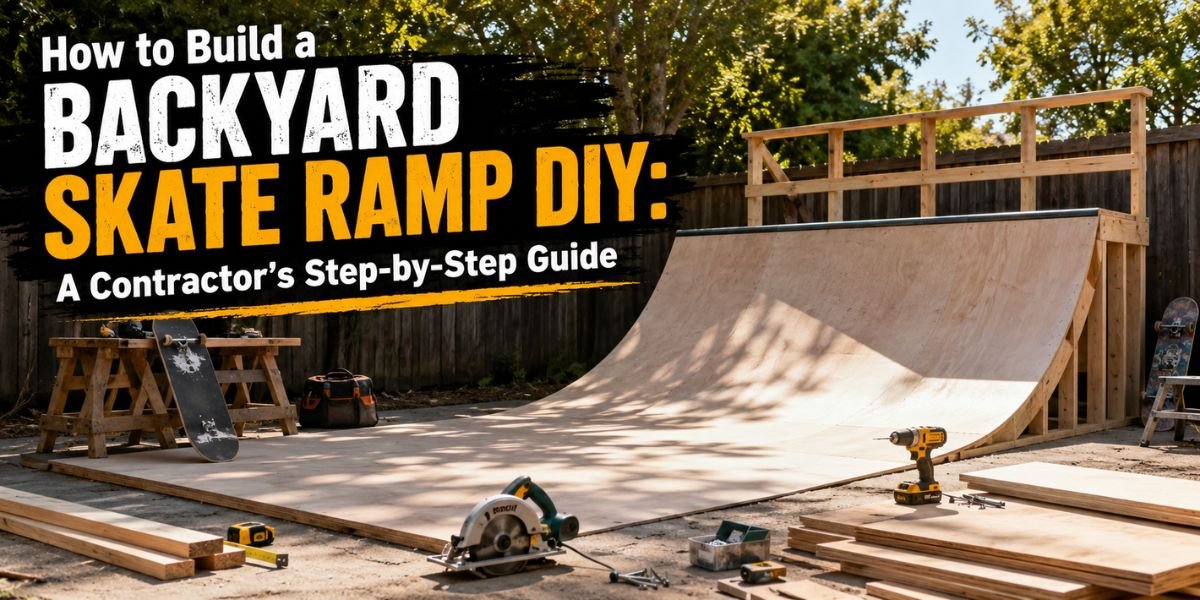 How to Build a Backyard Skate Ramp DIY