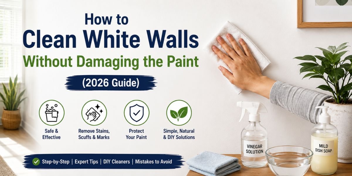 How to Clean White Walls