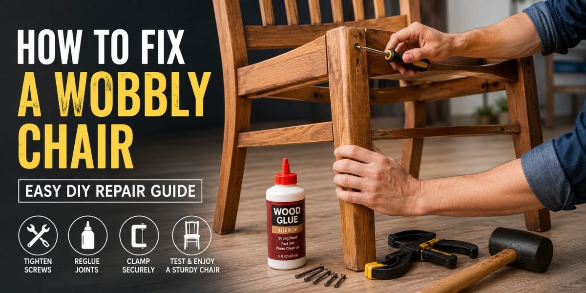 How to Fix Wobbly Chair