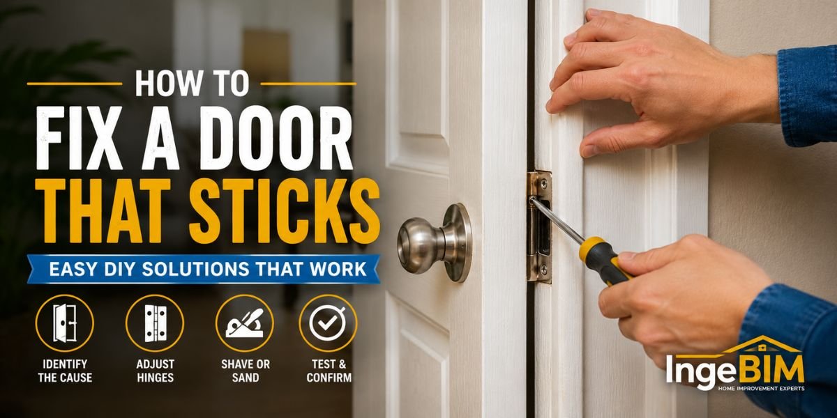 How to Fix a Door That Sticks