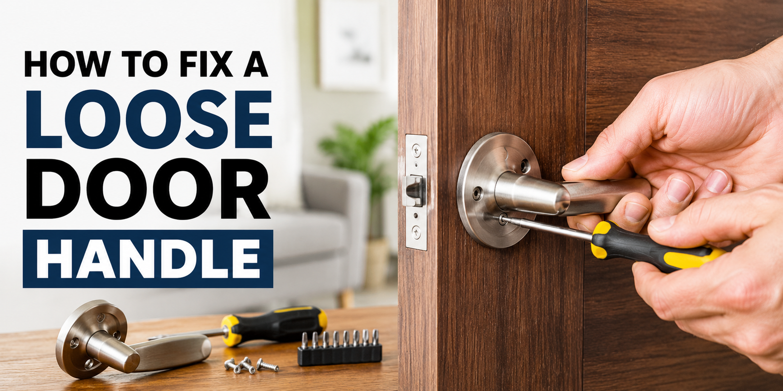 How to Fix a Loose Door Handle