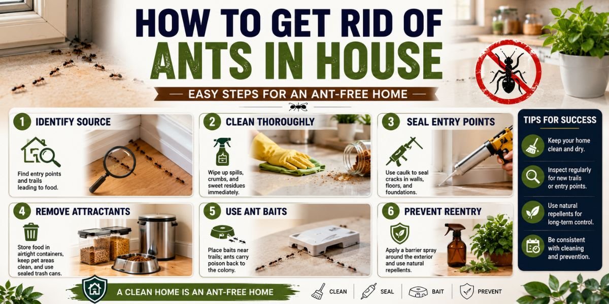 How to Get Rid of Ants in House