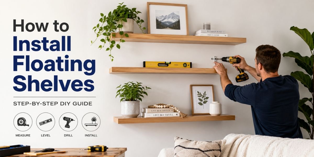 How to Install Floating Shelves