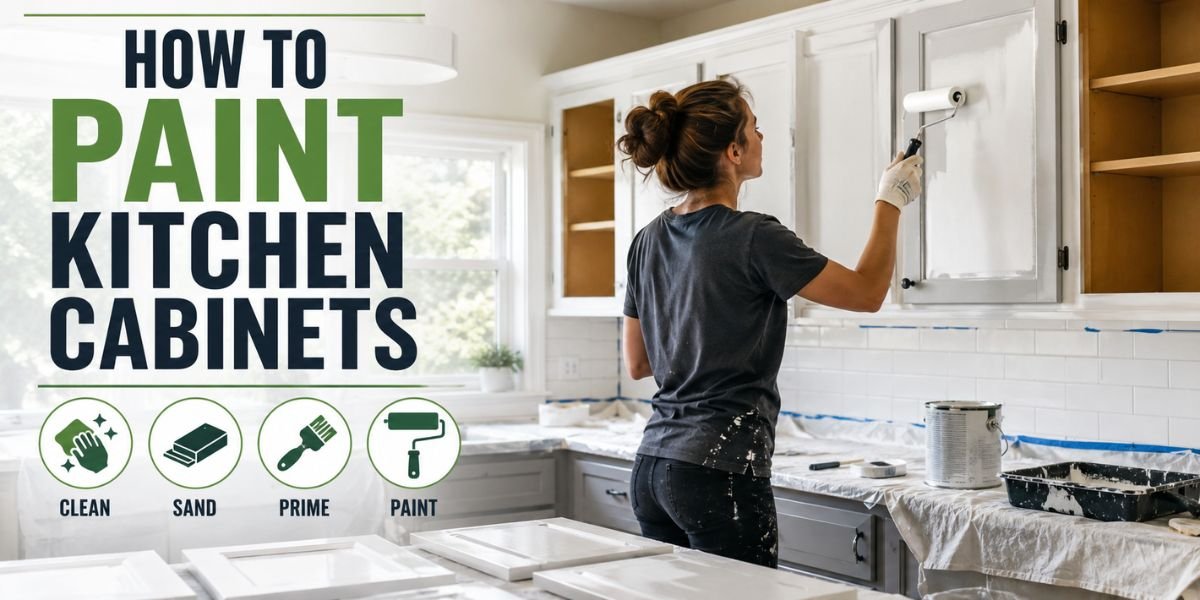 How to Paint Kitchen Cabinets
