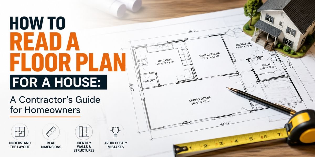 How to Read a Floor Plan for a House: A Contractor's Guide for Homeowners