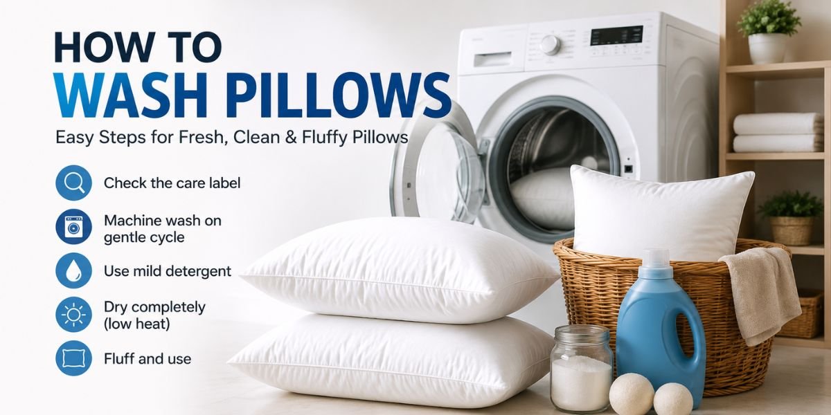 How to Wash Pillows