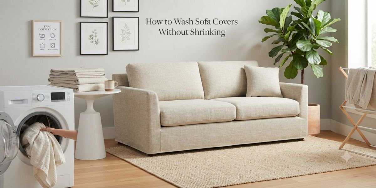 How to Wash Sofa Covers Without Shrinking