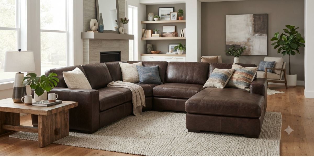 Leather Sectional