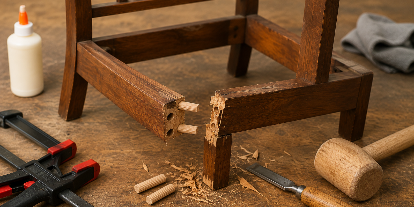 How to Repair a Broken Chair Joint