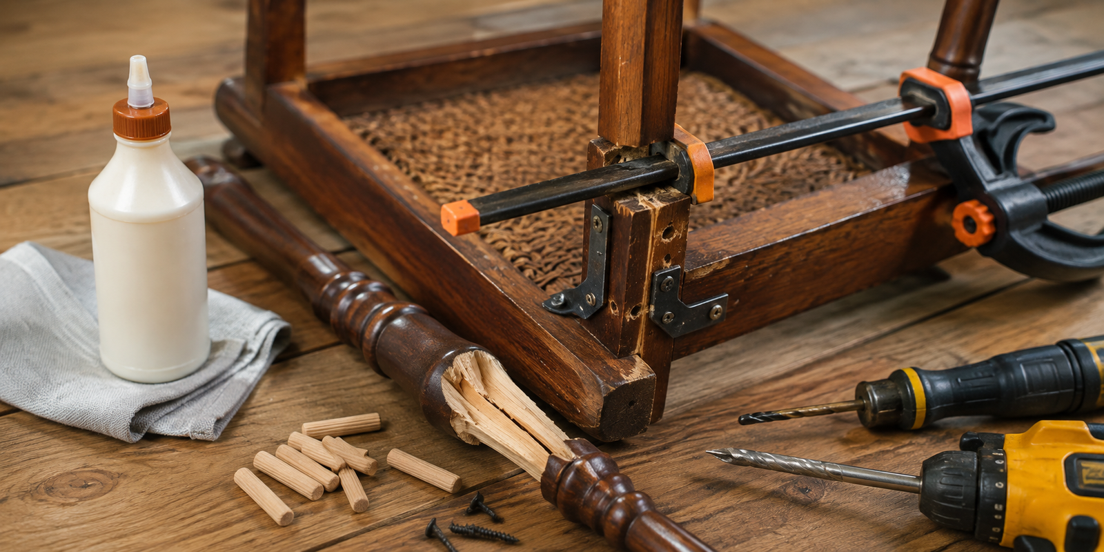 How to Repair a Broken Chair Leg