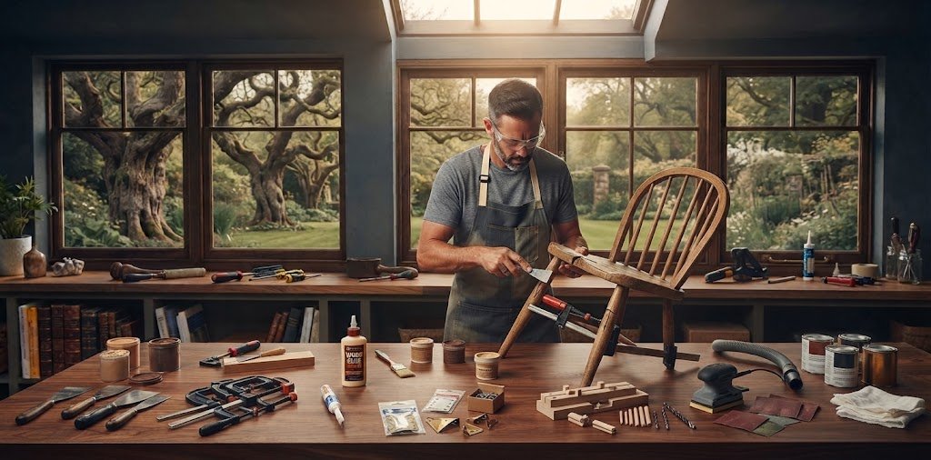 How to Repair a Cracked Wooden Chair