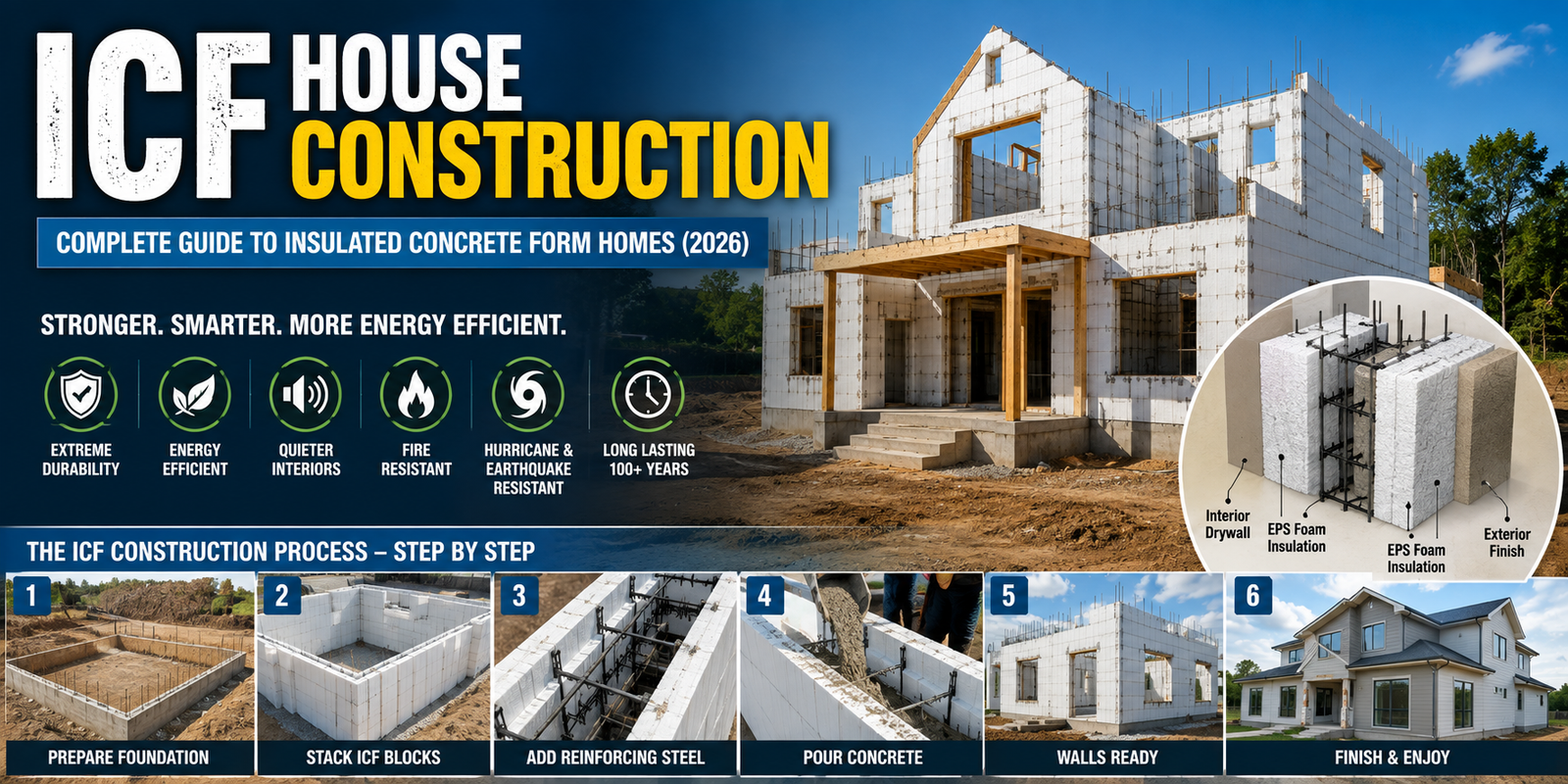ICF House Construction