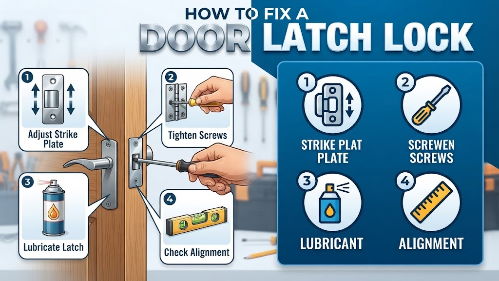 Door Latch Lock